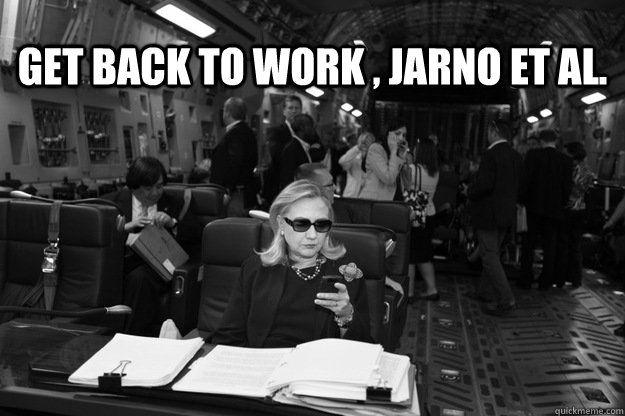 Get Back to work , Jarno et al.   