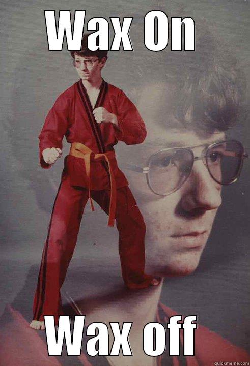 WAX ON WAX OFF Karate Kyle