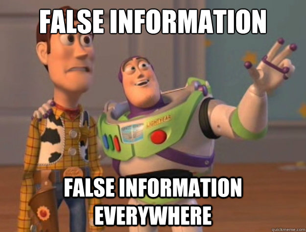 False information false information everywhere  Toy Story