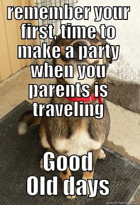 REMEMBER YOUR FIRST, TIME TO MAKE A PARTY WHEN YOU PARENTS IS TRAVELING GOOD OLD DAYS Good Dog Greg