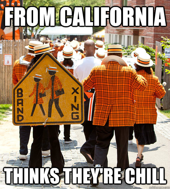 from california thinks they're chill  Princeton Problems