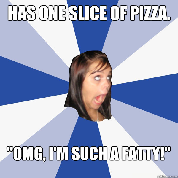 Has one slice of pizza. 