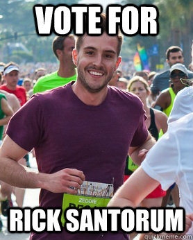 Vote For Rick Santorum  Ridiculously photogenic guy