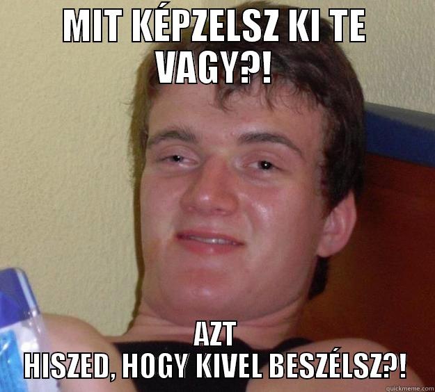 MIT KÉPZELSZ KI TE VAGY?! AZT HISZED, HOGY KIVEL BESZÉLSZ?! 10 Guy
