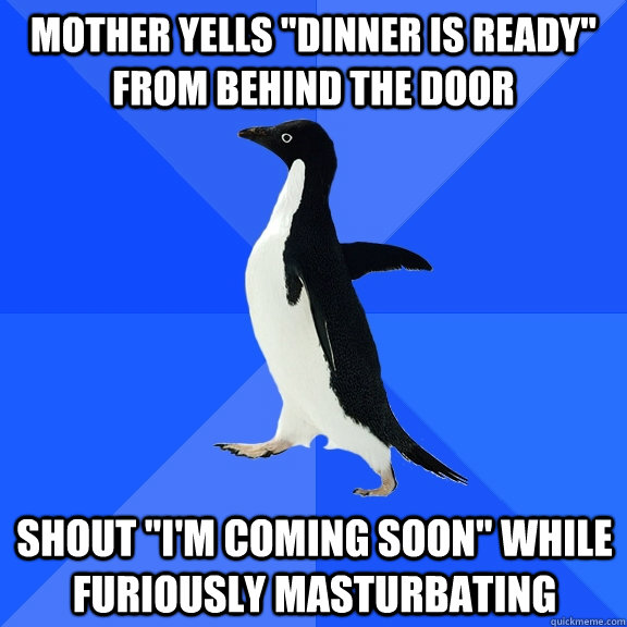 Mother yells 