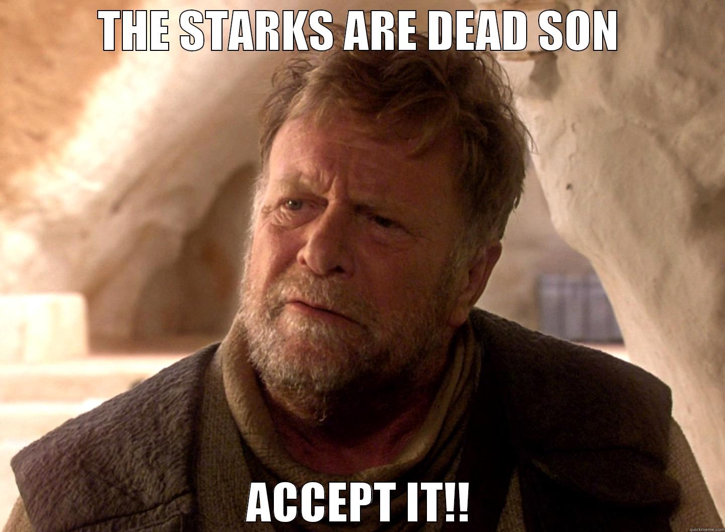 THE STARKS ARE DEAD SON ACCEPT IT!! Misc
