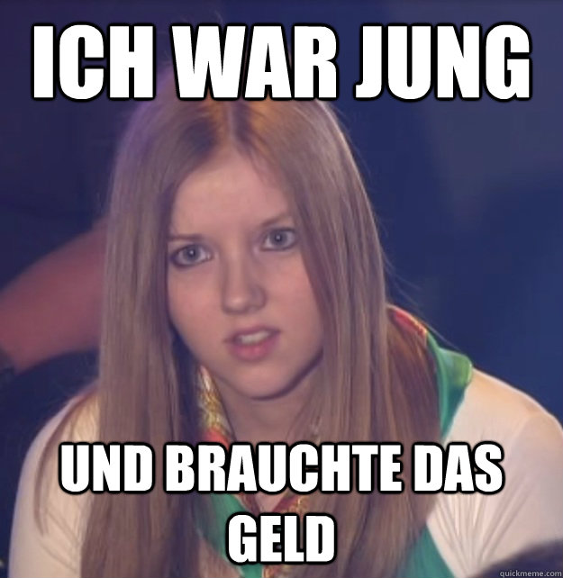 Ich war Jung und brauchte das Geld  scumbag gameshow helper