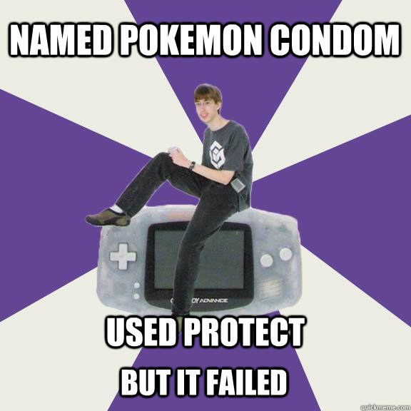 named pokemon condom used protect but it failed  Nintendo Norm