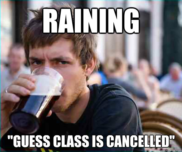 Raining 