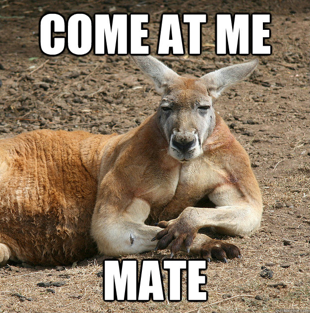 Come At me mate - Come At me mate  auss