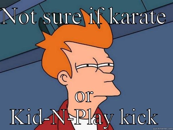 NOT SURE IF KARATE  OR KID-N-PLAY KICKSTEP  Futurama Fry
