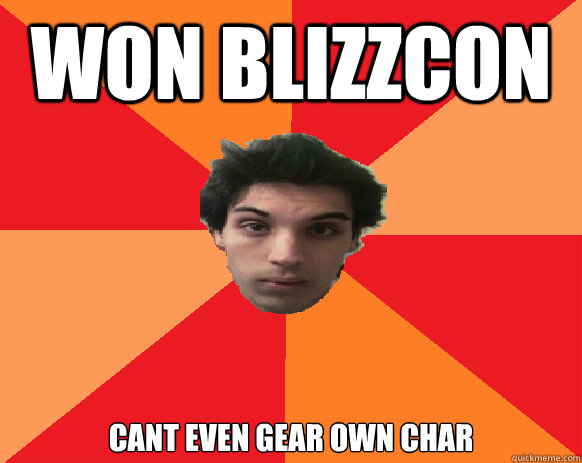 WON BLIZZCON cant even gear own char  Idiot WoW player