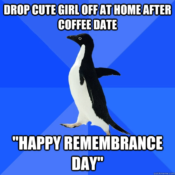 drop cute girl off at home after coffee date 