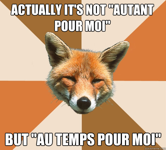 Actually it's not 