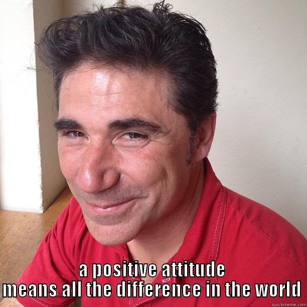  A POSITIVE ATTITUDE MEANS ALL THE DIFFERENCE IN THE WORLD Misc