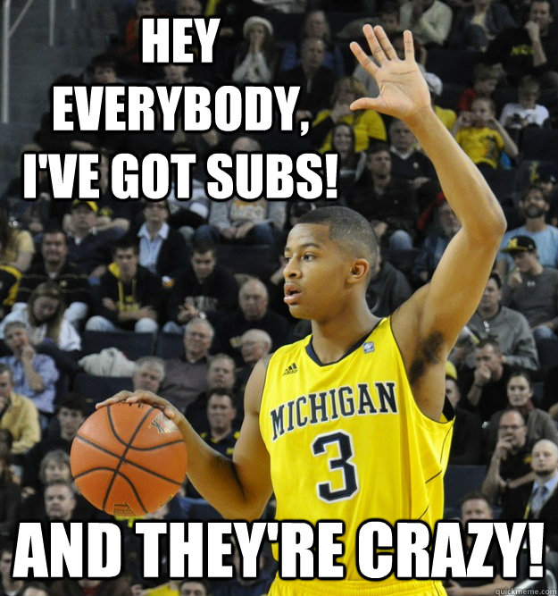 hey everybody, i've got subs! and they're crazy! - hey everybody, i've got subs! and they're crazy!  Trey Burke Got This