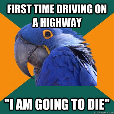 first time driving on a highway 