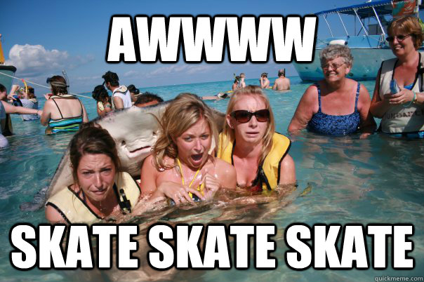 Awwww skate skate skate - Awwww skate skate skate  Pervert Stingray