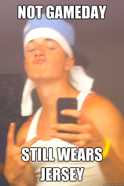not gameday still wears jersey  Wigger Winston