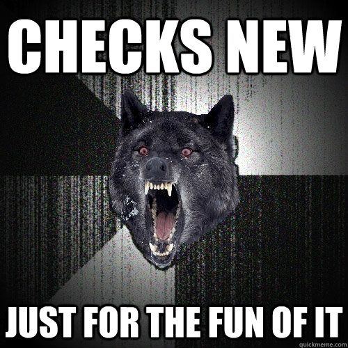 checks new just for the fun of it  Insanity Wolf