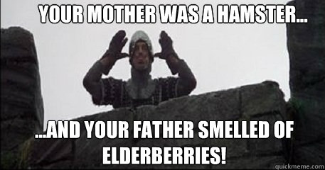 Your Mother Was a Hamster... ...And your father smelled of Elderberries! - Your Mother Was a Hamster... ...And your father smelled of Elderberries!  I Fart In Your General Direction
