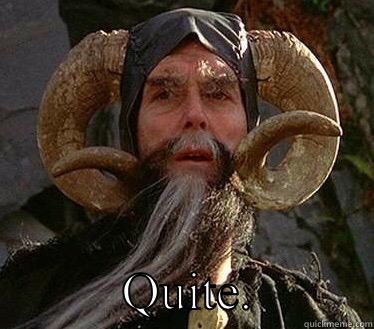 Tim, the Enchanter - "Quite." - quickmeme