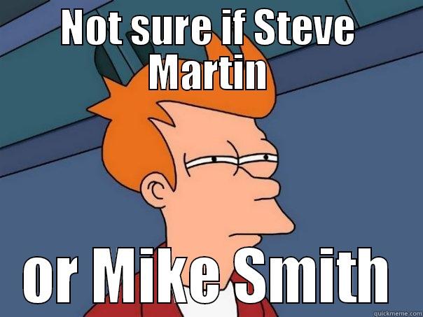 NOT SURE IF STEVE MARTIN OR MIKE SMITH Futurama Fry
