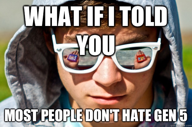 What if I told you Most people don't hate Gen 5  Pokemon Morpheus