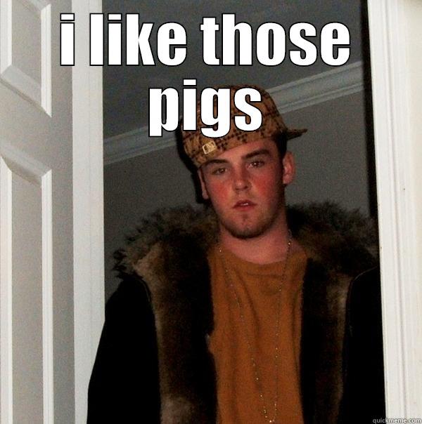 heyeoeoeoeoeoeoe!! woo - I LIKE THOSE PIGS  Scumbag Steve