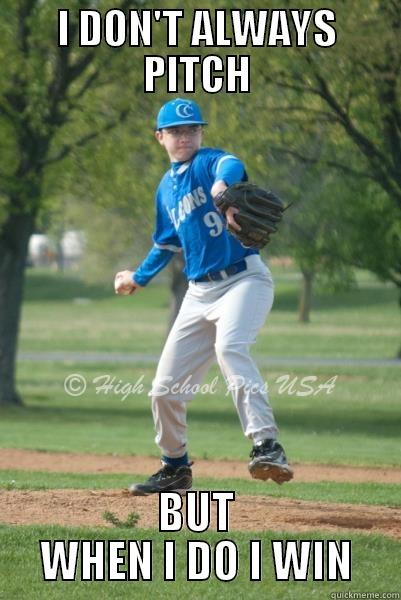 I DON'T ALWAYS PITCH BUT WHEN I DO I WIN Misc