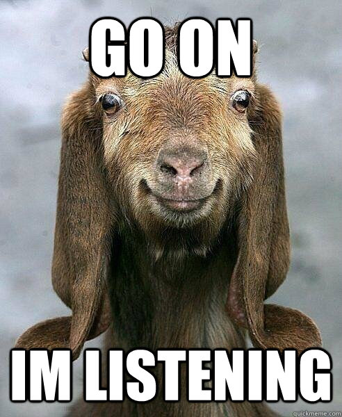 go on im listening  - go on im listening   Misc