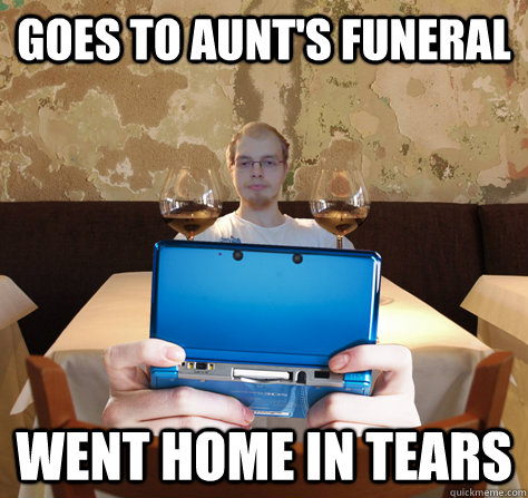 goes to aunt's funeral went home in tears  icoyar