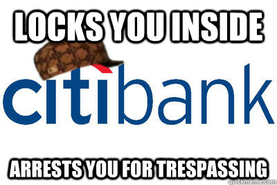 Locks you inside arrests you for trespassing  