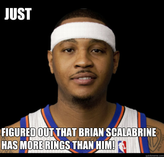  Figured Out That Brian scalabrine Has more rings than him! Just Figured Out -  Figured Out That Brian scalabrine Has more rings than him! Just Figured Out  Misc