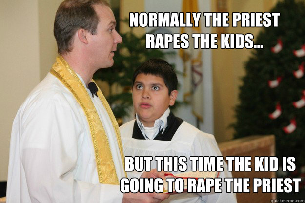 Normally the priest rapes the kids... But this time the kid is going to rape the priest  Altar Boy Armando