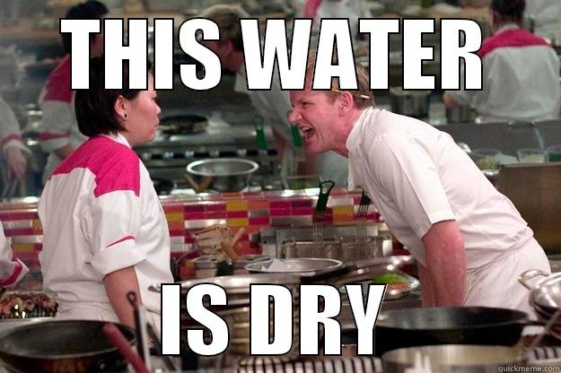 THIS WATER IS DRY Gordon Ramsay