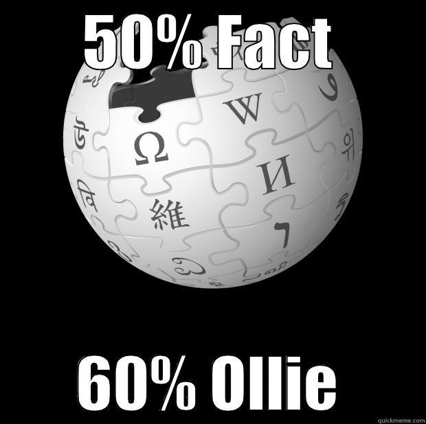 50% FACT 60% OLLIE Misc