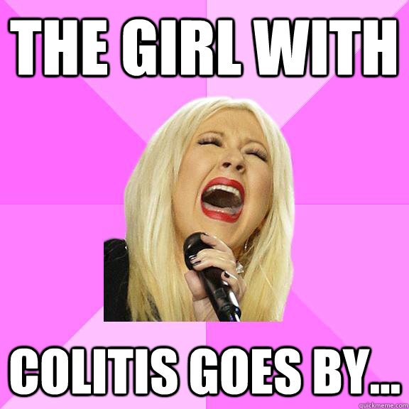 The girl with colitis goes by... - The girl with colitis goes by...  Wrong Lyrics Christina