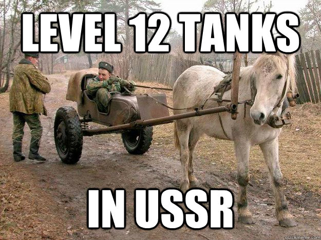 level 12 tanks in USSR  