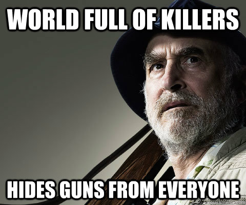 world full of killers hides guns from everyone - world full of killers hides guns from everyone  scum dale