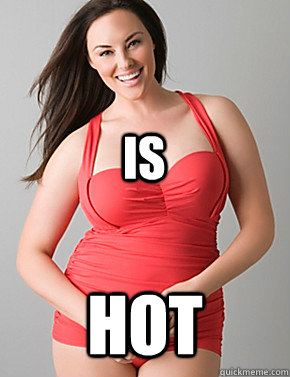  hot is  Good sport plus size woman