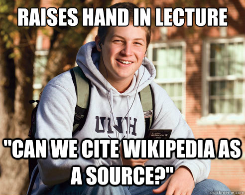 raises hand in lecture 