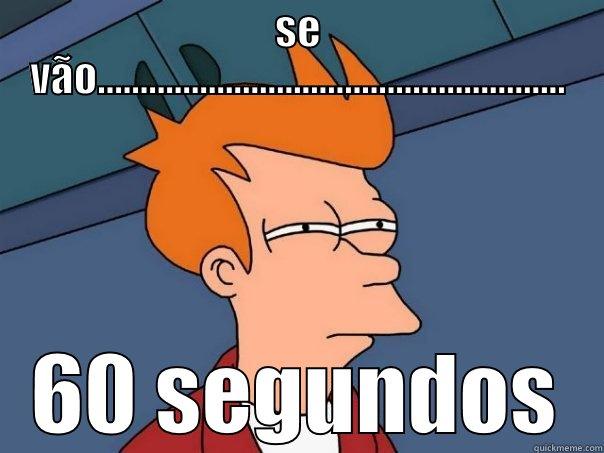 SE VÃO....................................................... 60 SEGUNDOS Futurama Fry