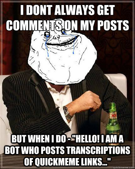 i dont always get comments on my posts but when i do - 