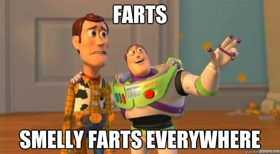 Farts Smelly Farts everywhere  