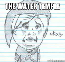 the water temple - the water temple  Okay Link