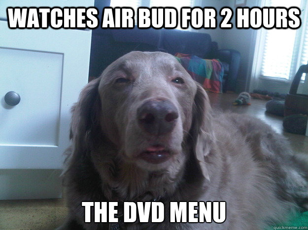 watches air bud for 2 hours the dvd menu - watches air bud for 2 hours the dvd menu  10 Dog