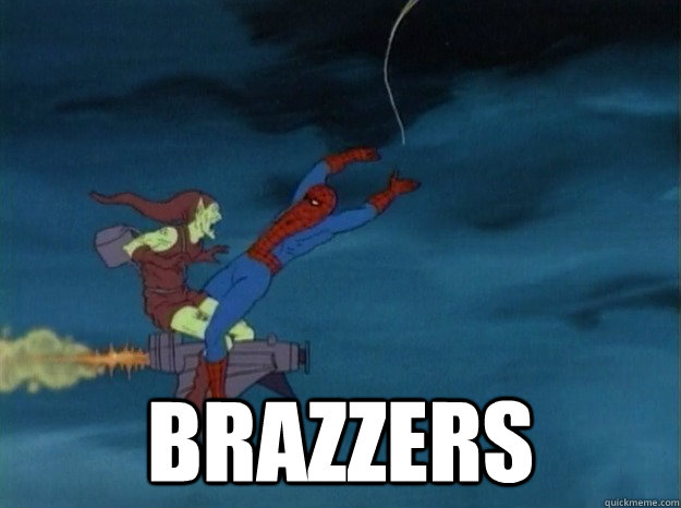  brazzers  60s Spiderman meme