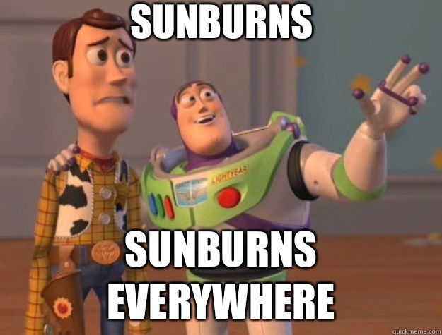 Sunburns Sunburns everywhere  Toy Story