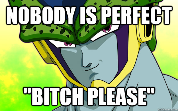 Nobody is perfect 